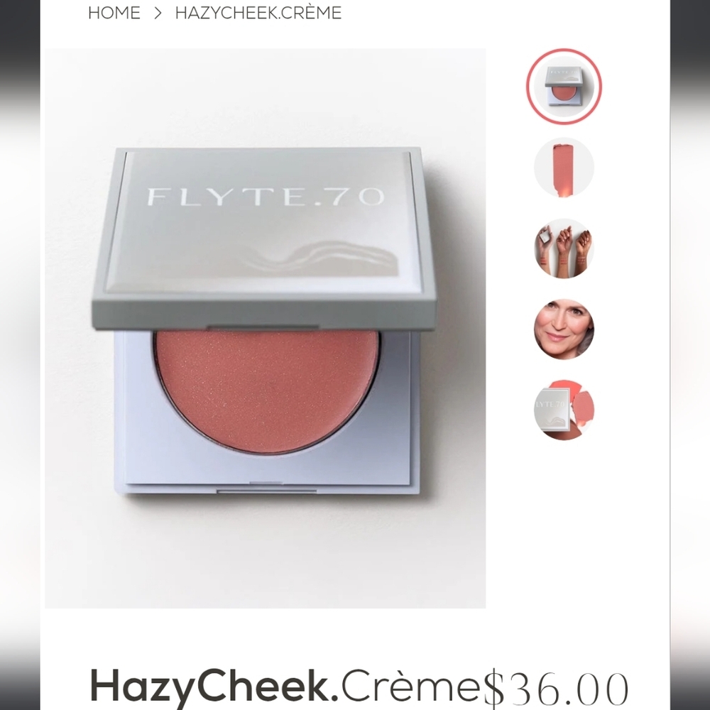 FLYTE.70 HazyCheek Crème Blush In Tenderness